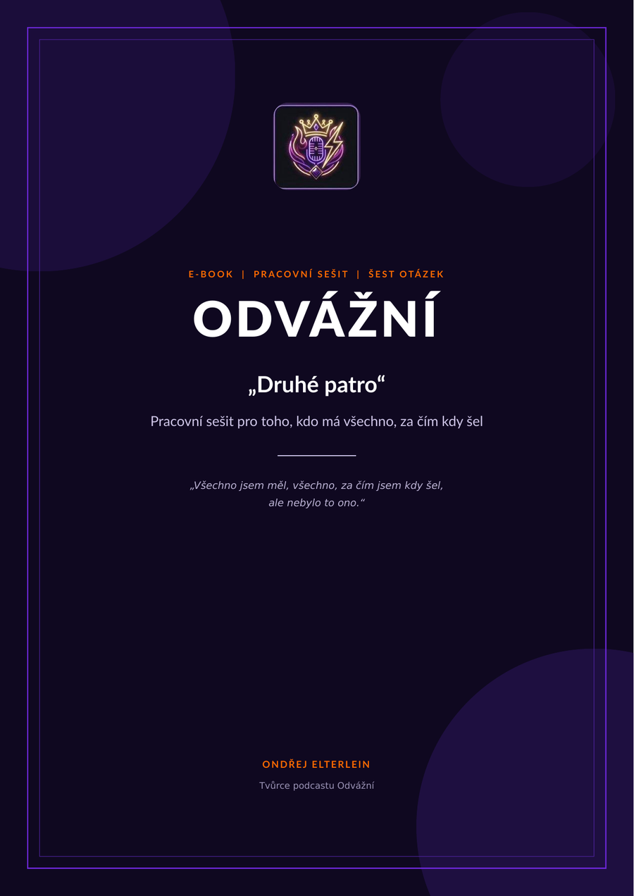 Titulní strana pracovního sešitu Druhé patro